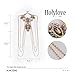 Holylove Women Rhinestone Body Jewelry Neckalce Colorful, Body Chain Neckalce for Women Novelty Costume Fashion Jewelry 1 pc with Gift Box- HLBN0001 Colorful