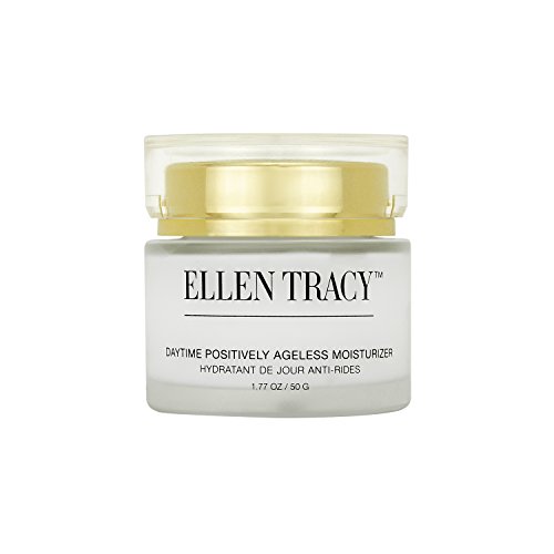Ellen Tracy Daytime Positively Ageless Moisturizer, Fragrance Free, Women's Neck and Face Care for Healthy and Smooth Soft Skin, Anti-Aging, 1.77 OZ / 50 G
