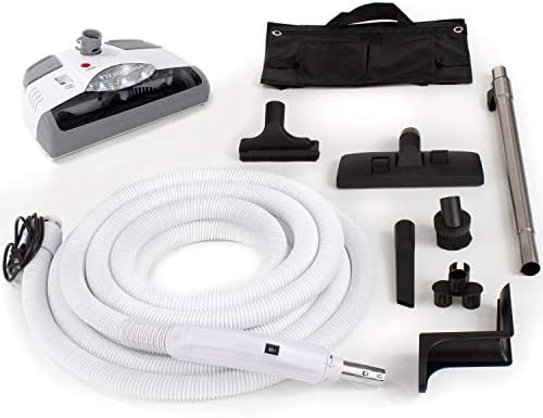 central vac hose and power head