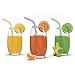Freshlove Reusable Smoothie Straws (x6) for Healthy Teeth. (A)