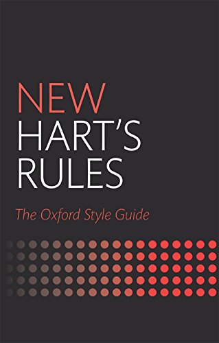 [B.O.O.K] New Hart's Rules: The Oxford Style Guide P.D.F