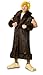 The Flintstone, Barney Rubble Costume With Wig And Shoe Covers, Black, Plus