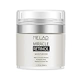 Face Moisturizer Cream, Anti Aging Moisturizer for Face with Active 2.5% Retinol, Hyaluronic Acid & Vitamin E, Reduce Fine Lines Wrinkles Acne, Deep moisturizing, Improve Skin Tone - 1.7 Oz