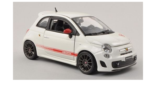 Fiat Abarth 500 esseesse, blanco/rojo, negro aros para llantas ...