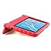 Lenovo TAB 4 8 Plus Case - LTROP Portable Light Weight Shock Proof Convertible Handle Stand Case Cover for Lenovo TAB 4 8 Plus Tablet (2017 Release), Red