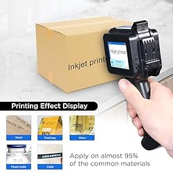 ZHONGMIN Handheld Inkjet Printer with 42ml