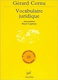 Vocabulaire juridique by 