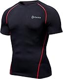 Tesla New Men's Cool Compression short sleeve t shirts Sports Baselayer Underwear Running Underlayer Clothe