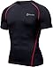 Tesla New Men's Cool Compression short sleeve t shirts Sports Baselayer Underwear Running Underlayer Clothe