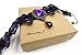 ETERNITY J. Retro Handmade Craft Lace Royal Court Vampire Choker Gothic Necklace Purple Pendant Chain