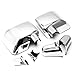 S SIZVER Chrome Full Door Mirror Covers Kit Compatible with 2007-2018 Jeep Wrangler JK Generation