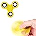 Lalago Fidget Spinner Hands Toy Stress Reducer - 2 Pack Finger Gyro Perfect For ADD, ADHD, Anxiety, and Autism Children Adult (Yellow)