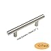 Gobrico 10 Pack Cabinet Hardware Brushed Nickel Drawer Pulls 3