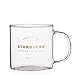 Starbucks Seattle Pike Place Heritage Glass Mug, 18 fl oz