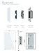 LIVOLO Wall Light Switch White US Standard 1 Gang 2 Way Luxury Tempered Glass Panel, LED Indicator, AC 110-220V, C501S-11