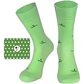 SOKOUHONNER Golf Socks - Golf Gifts Socks for Men Women Funny Golf Flagstick Sock for Sports Fans Players and Lovers Gifts Box Ready for Present