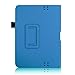 Fintie Slim Fit Leather Case with Auto Sleep/Wake for Kindle Fire HD 7-Inch Tablet - 2012 Model - Blue