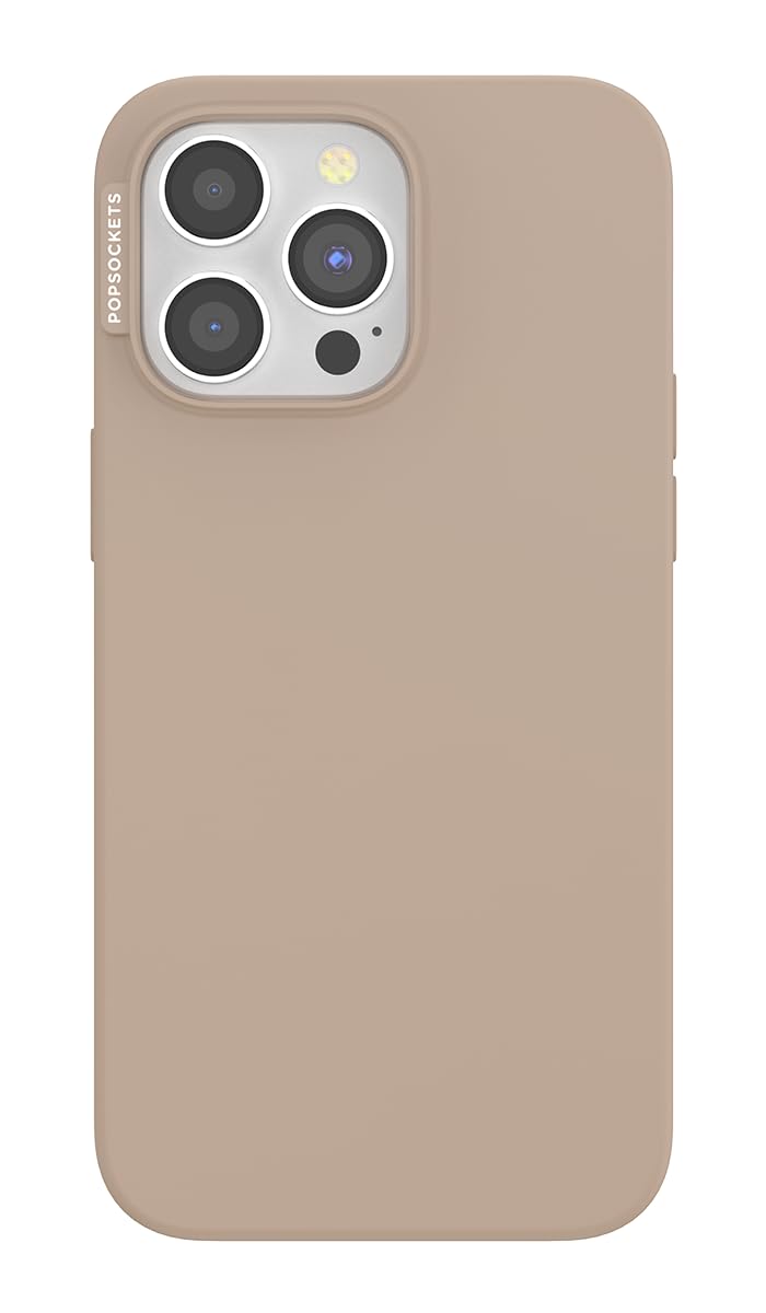 PopSockets iPhone 15 Pro Max Case Compatible with MagSafe, Phone Case for iPhone 15 Pro Max, Wireless Charging Compatible, Case Only - Latte — image 1