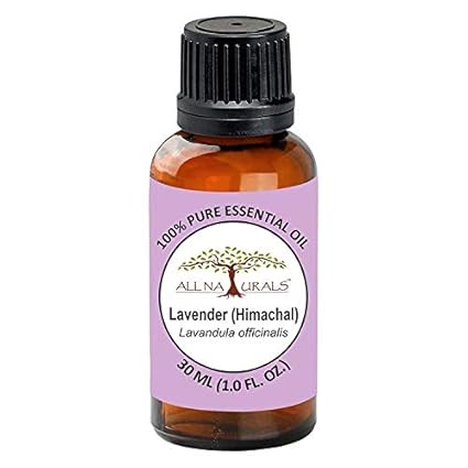 All Naturals 100% Pure Lavender (Himachal) Essential Oil for Hair, Skin, Acne, Sleep & Aroma - 30ML
