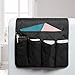 MDSTOP 5 Pockets Remote Control Holder, Magazine Rack, Space Saver Organizer, Draped Over Sofa, Couch, Recliner Armrest