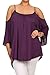 Modern Kiwi® Solid Off-The-Shoulder High Low Plus Size Tunic Top (1X-4X)