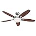Hunter Contempo Indoor Ceiling Fan with LED Light and Remote Control, 52