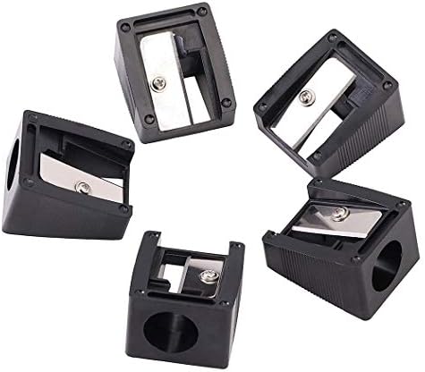 20 Pcs Bulk Manual Professional Pencil Sharpeners, 16mm Large Hole for Fat Lip Liner Eyeliner