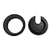 ANZESER 10 Packs Desk Grommet 1.5 inch, PC Computer Desk Plastic Grommet Cord, Tidy Cable Hole Cover Organizers (1.5 Inch, Black)