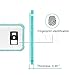 EFFUN Samsung Galaxy S8 Waterproof Case, IP68 Certified Waterproof Underwater Cover Dustproof Snowproof Shockproof Case with Built-in Screen Protector for Galaxy S8 Aqua Blue