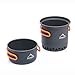 widesea Camping Cookware Outdoor Pot Pan Cooking Equipment Heat Exchange Design for Hiking Backpacking