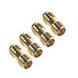 Bluecell 4 Pcs SMA Female to SMA Female Jack in Series RF Coaxial Adapter Connector