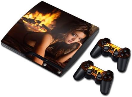 Doodle Deals HOT and Sexy Cool Skin Sticker for Ps3 Slim Consol 2 Matching Ps3 Controller Stickers Platstation 3