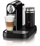 Nespresso D121-US4-BK-NE1 Espresso Maker with Aeroccino Milk Frother, Black
