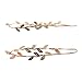 Love Sweety Baby and Mom Leaf Headband Hair Band for Newborn HH5 (Golden)