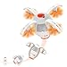 Tenergy TDR RC Quadcopter Egg Drone One-key Stunt Move Remote Control Drone 2.4G 360 Degree Rolling Transformable Small Drone Auto Hover Flying Drones for Beginners