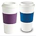 Copco Acadia Reusable To Go Mug, 16-ounce Capacity - 2 Pack - Blue & Plum
