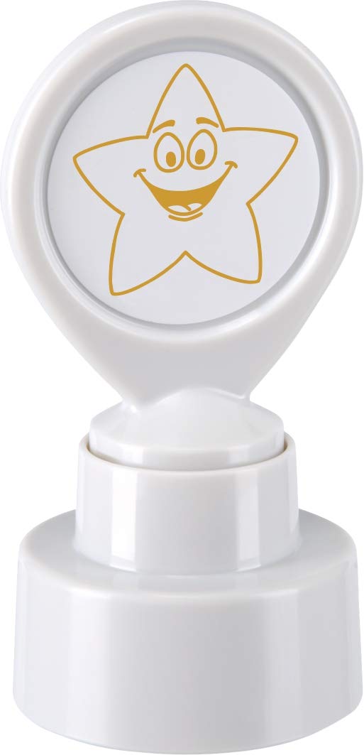 COLOP motivational stamp - Gold Star - Gold ink | 147163 | Teacher gold star reward school stamper