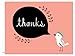 Note Card Cafe Thank You Cards with Gray Envelopes | 36 Pack | Thank You Potpourri | Blank Inside, Glossy Finish | for Greeting Cards, Occasions, Birthdays, Gifts