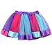 Jastore Little Kids Girls Layered Cute Ribbon Tutu Skirt Ballet Party Dress (Large/5-8 Years, A)