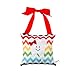 Girl's Tooth Fairy Pillow in Rainbow Chevron