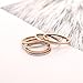 LOYALLOOK 1mm Stainless Steel Women's Plain Band Stacking Midi Rings Comfort Fit Wedding Band Ring (A:Flat 3pcs(white+gold+rose), 6)