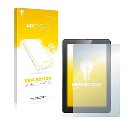 upscreen Reflection Shield Matte Displayschutz Schutzfolie für Dragon Touch X10 (10.1) (matt - entspiegelt, hoher Kratzschutz