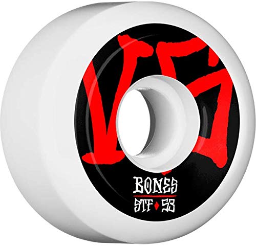 Bones STF V5 ANNUALS Bold 53mm White Wheels Set