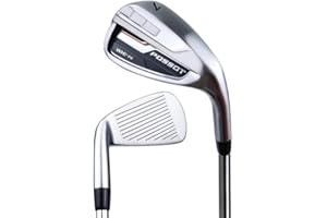 POSSOT Golf Irons Individual, Golf Iron Set for Men (5,6,7,8,9 and Piching Wedge or Golf Hybrid Right Handed with Regular Flex Steel Shaft, WHI-711