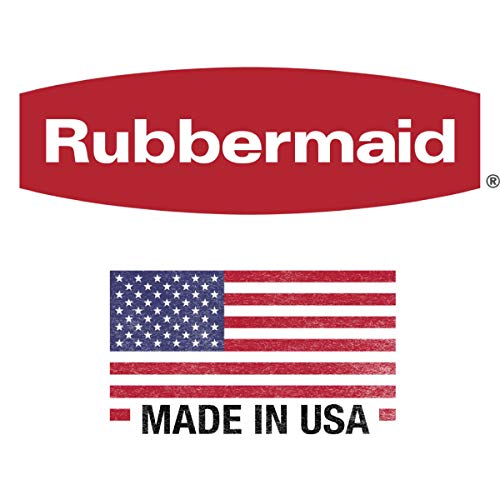 5 Rubbermaid+FG233900WHT+Spring+Wastebasket+53+Quart