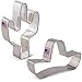 Ann Clark Cookie Cutters 2-Piece Cinco de Mayo / Mexican Heritage Cookie Cutter Set with Recipe Booklet, Sombrero and Cactus