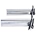 Amarine Made 2 Pack of Fishing Rod Holder, 15 Degree Rod Holders Stainless Steel Rubber Cap, Liner, Gasket