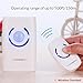 Vodeson Multipurpose Wireless Doorbell, 500 feet, 3 Levels Volume, 36 Chimes, 4 Uses In 1, White