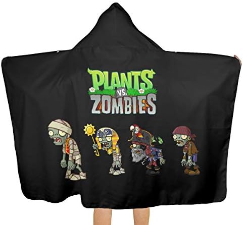 Bahuluo Microfiber Beach Towel Quick Dry Travel Towel Extra Absorbent (51.5 in X 31.8 in) for Beach Pool Plants Vs Zombies