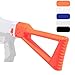 Worker Stock Upgrade for Nerf N-strike Elite Stryfe, Retaliator Blaster and Nerf N-Strike Modulus Blaster(White + Orange)